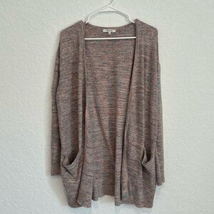 Madewell Heathered Open Front Cardigan